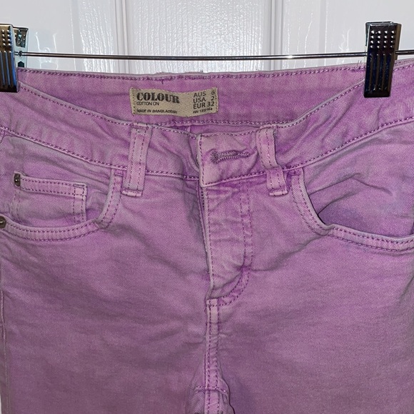 Cotton On / Light Purple Denim Skinny Jeans - Picture 4 of 6